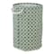 DII® Round Lattice PE-Coated Cotton Polyester Laundry Hamper